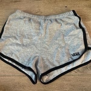 Vans grey and black shorts